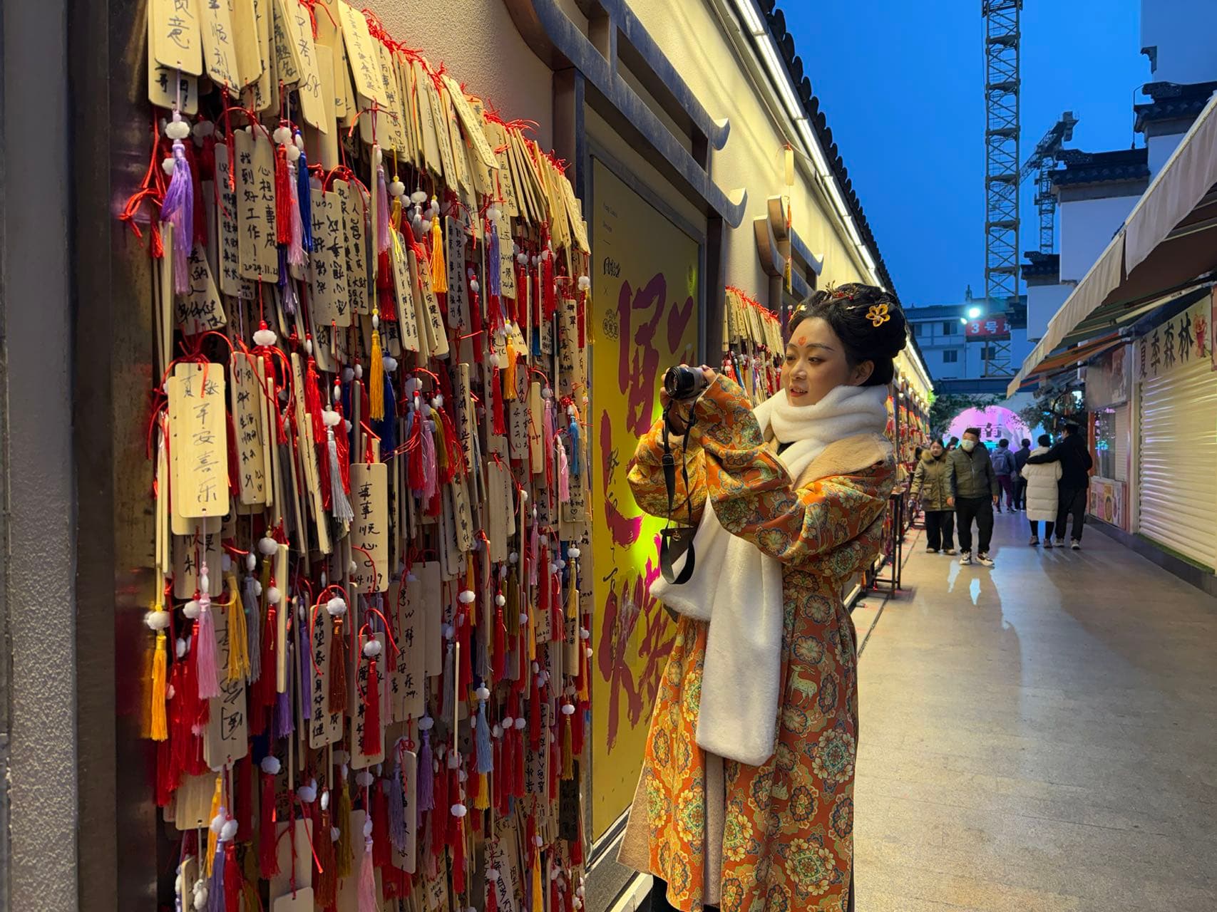 Hanfu wishing tags — fieldwork